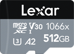 Lexar microSDXC SILVER 1066x UHS-I/U3/A2 R160/W120 (V30) 512GB